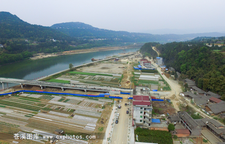 20160402苍溪歧坪场南阳寺坝航拍02