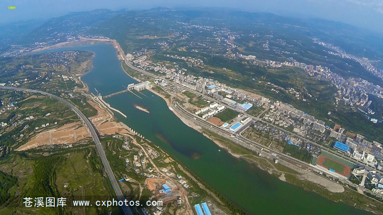 20130900苍溪县城肖家坝及航电工程(陈宇摄)