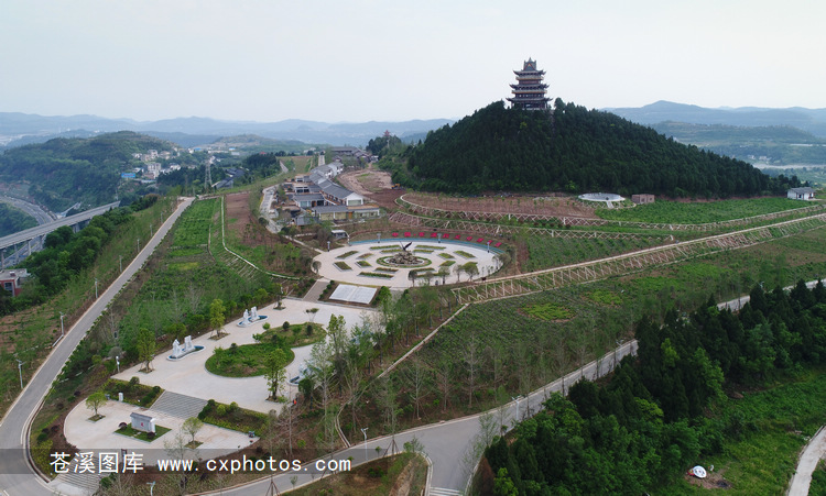 20190423苍溪县城江南老鸱山药博园06